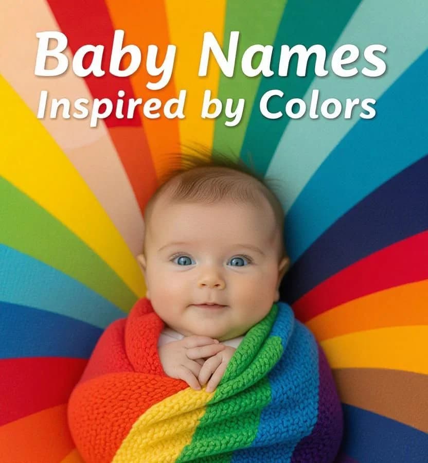 Baby Names Inspired by Colors: From Azure to Scarlet